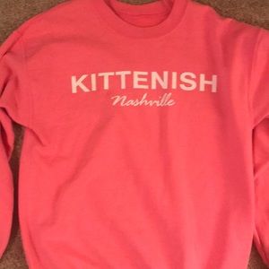 Kittenish hot pink Nashville sweatshirt